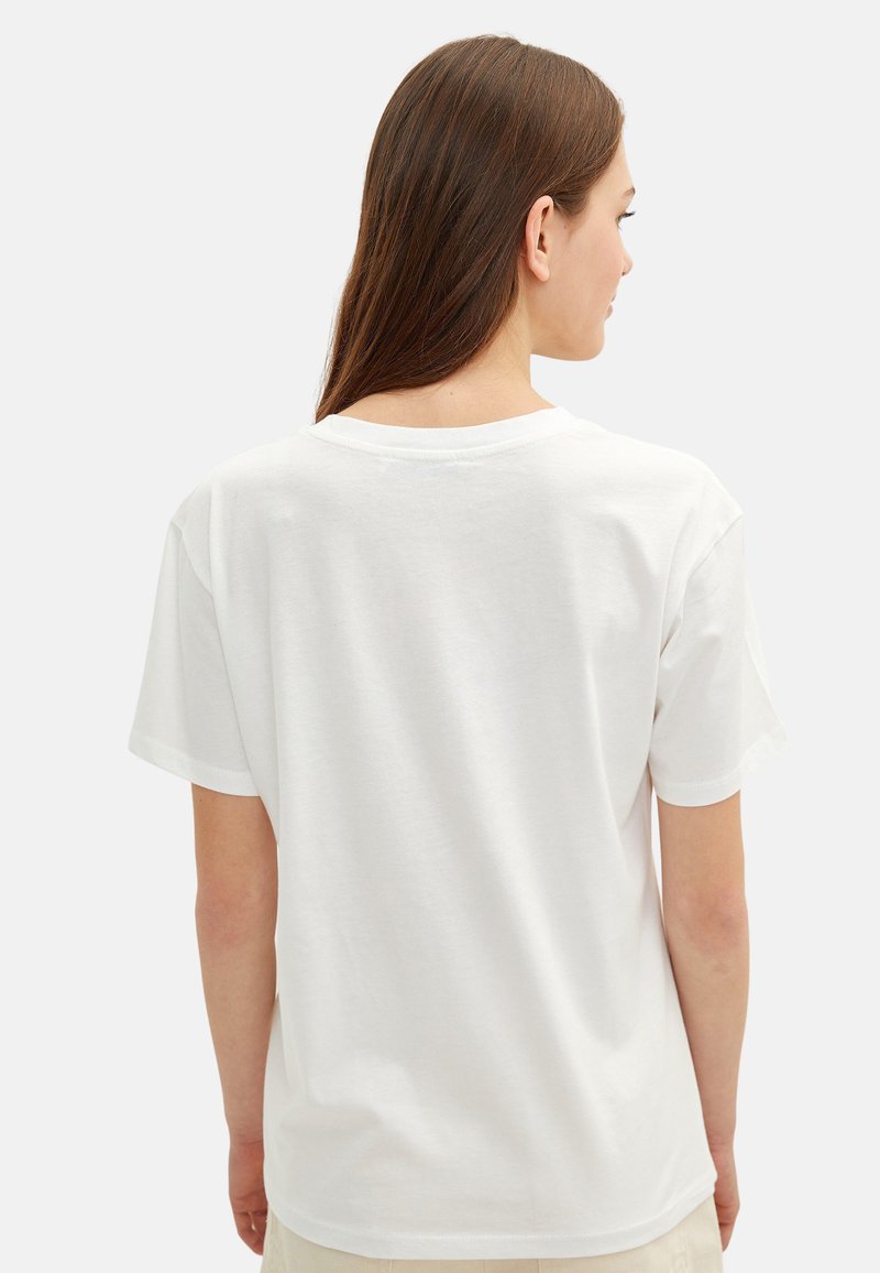 Damen T-Shirts | LC Waikiki CREW NECK SHORT SLEEVE T-Shirt print ecru/offwhite - JR15812 Damen T-Shirts | LC Waikiki CREW NECK SHORT SLEEVE T-Shirt print ecru/offwhite - JR15812