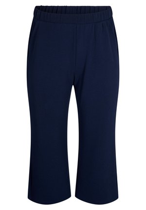 Zizzi LOOSE  WITH 7/8-LENGTH - Stoffhose - navy blazer solid