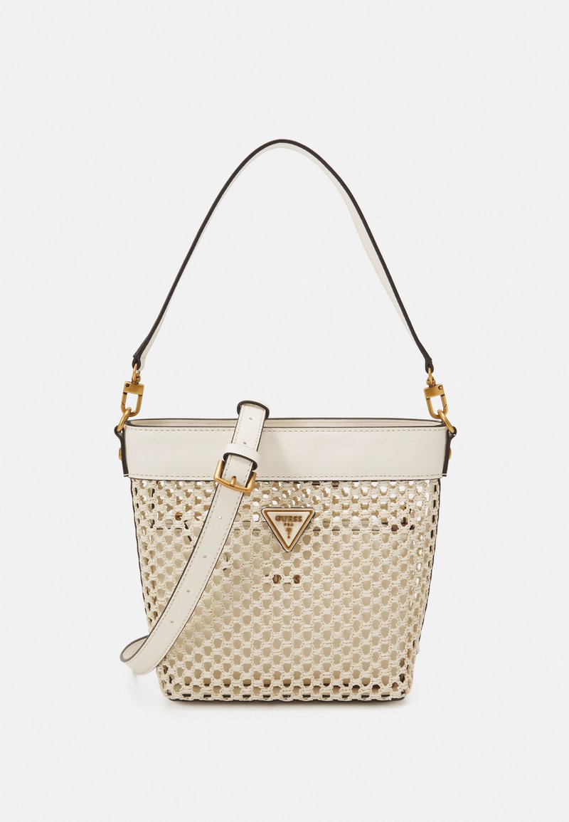 Guess VIKKY DRAWSTRING BUCKET SET Handtasche ivory/offwhite