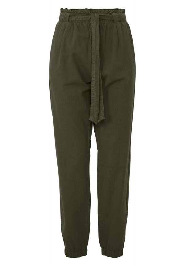 OXLENNJA REGULAR FIT ELASTIC CUFFS - Trousers - dusty olive4