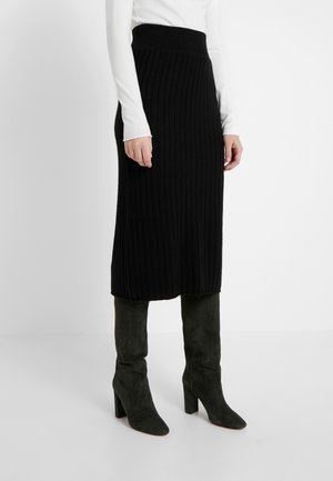 MIDI SKIRT - Pencil skirt - black
