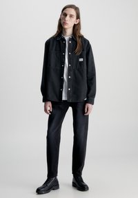 Calvin Klein Jeans RELAXED LINEAR - Camicia - ck black
