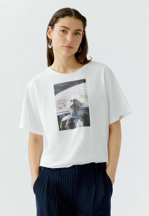 T-shirt imprimé - optic white