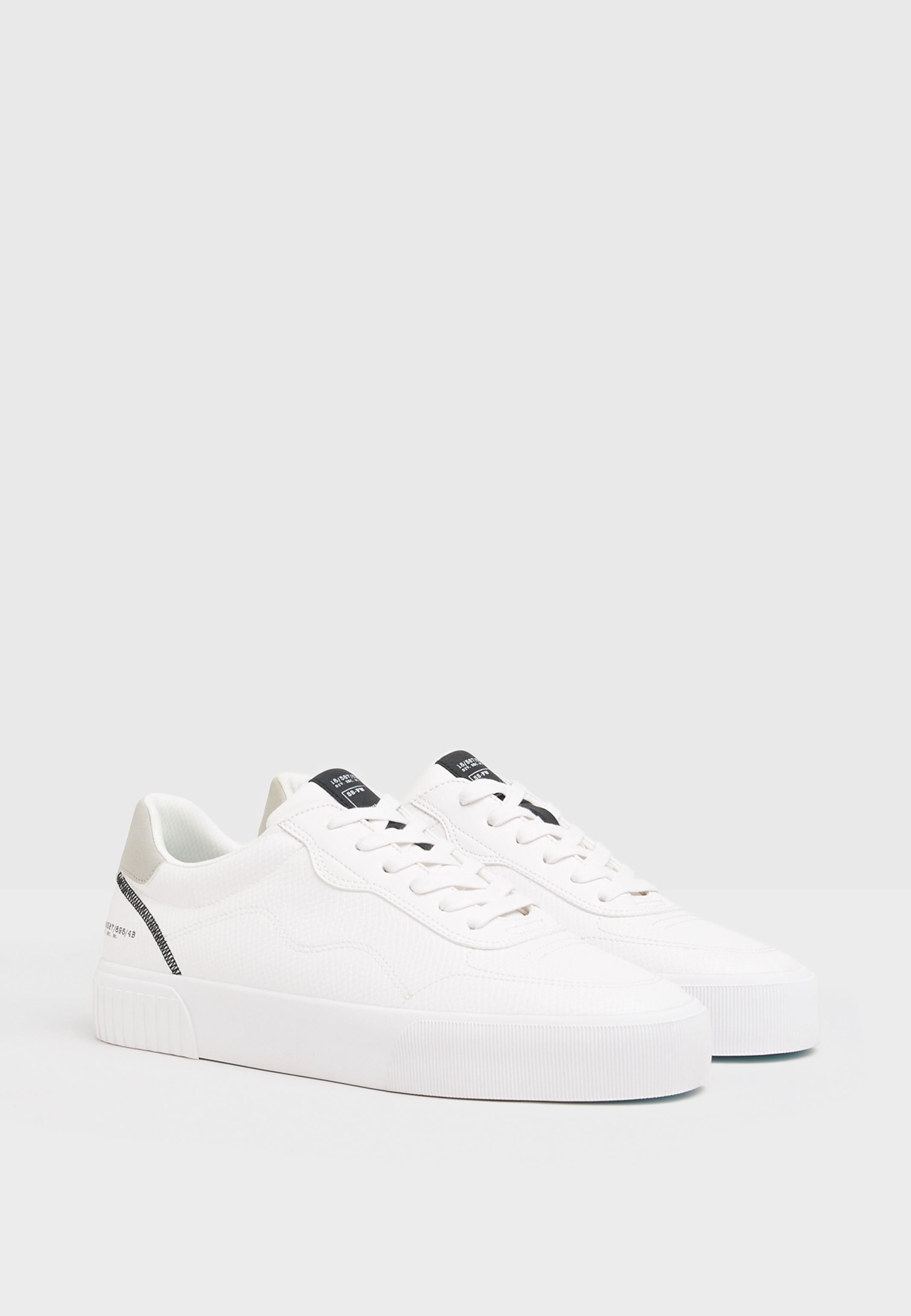 MIT TIERPRÄGUNG Sneakers white MIT TIERPRÄGUNG Sneakers white