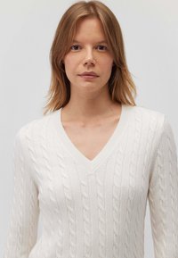 Mavi V-NECK - Strickpullover - weiss