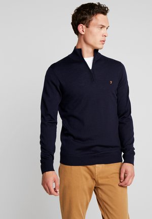 REDCHURCH ZIP EXTRA FINE - Strikkegenser - true navy