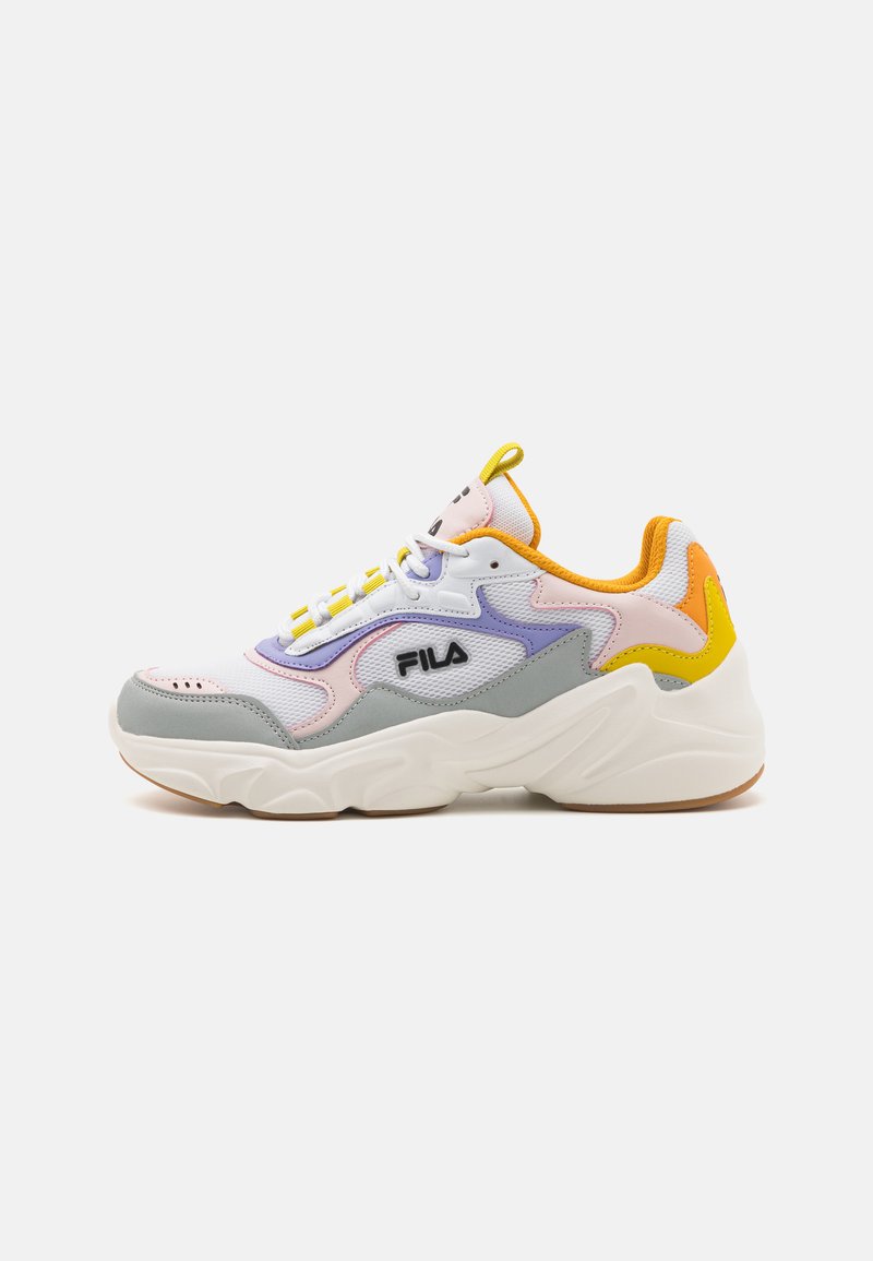 Fila COLLENE CB TEENS UNISEX - Tenisice - white/snake eye/sweet lavender