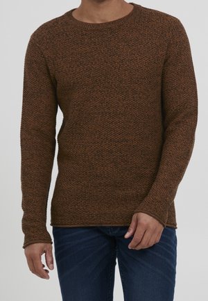 Striktrøje - brown