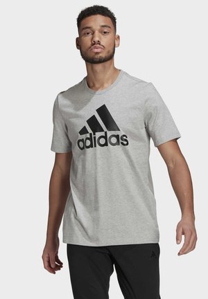 adidas Performance ESSENTIALS BIG LOGO T-SHIRT - T-shirt imprimé - grey