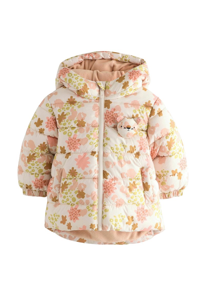 Next - SHOWER RESISTANT  STANDARD - Winter coat - cream pink green, Enlarge