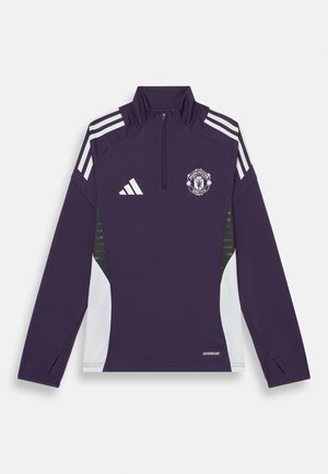 adidas Performance MANCHESTER UNITED TRACK UNISEX - Veste de survêtement - aurora plum/white/black