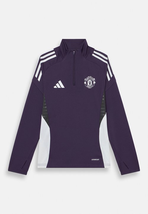 adidas MANCHESTER UNITED COMPETITION TRAINING KIDS UNISEX - Sweatshirt - aurora plum/white/black — photo 3