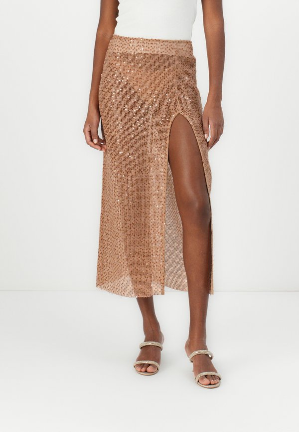 MARGOT MAXI SKIRT - Pencil skirt - camel