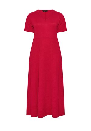 Yours Clothing, WOMEN'S MAXI DRESSES - Maxikjoler - red