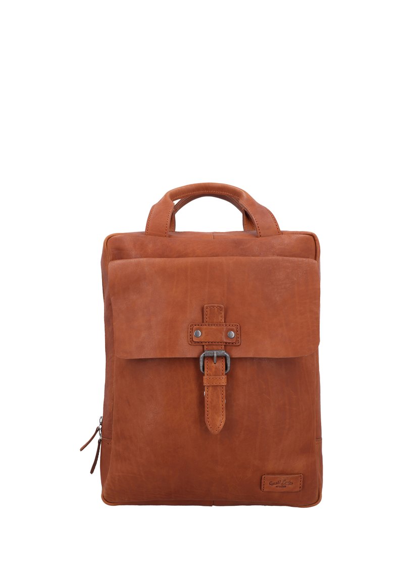 Gusti Leder MARLIN Tagesrucksack braun/braun meliert