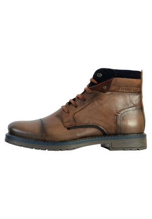 NOTIF - Lace-up ankle boots - cognac marine