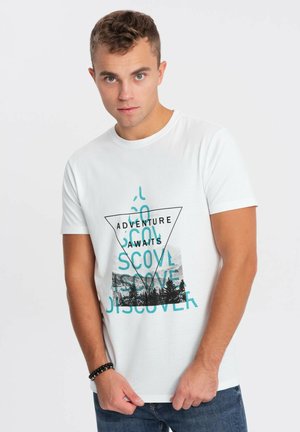 Ombre - T-shirt z nadrukiem