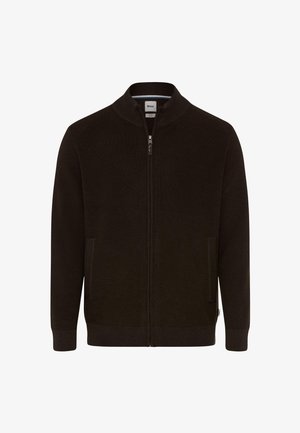 BRAX, STYLE JOHN - Strickjacke - chocolate