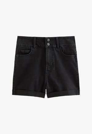 New Look, HIGH WAIST - Shorts vaqueros - black