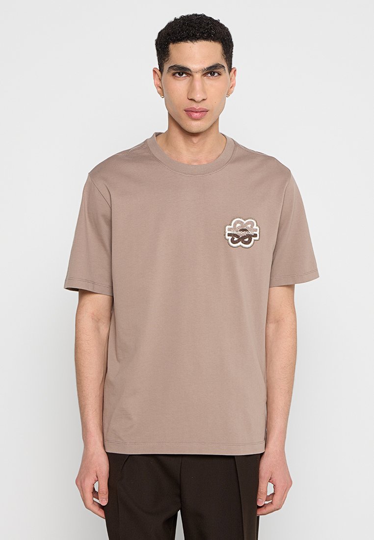 Filling Pieces T-shirt print beige