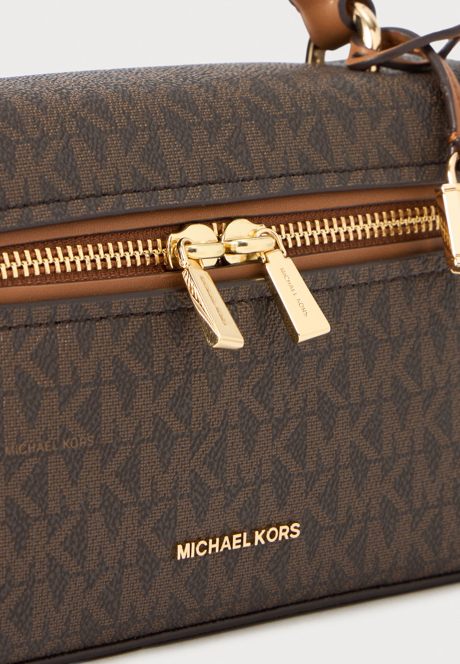 mnk121 MICHAEL Michael Kors JANA - Geantă de mână - brown/maro - Zalando.ro
