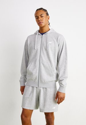 LOGO FRENCH FULL ZIP - Bluză de molton cu fermoar - athletic grey
