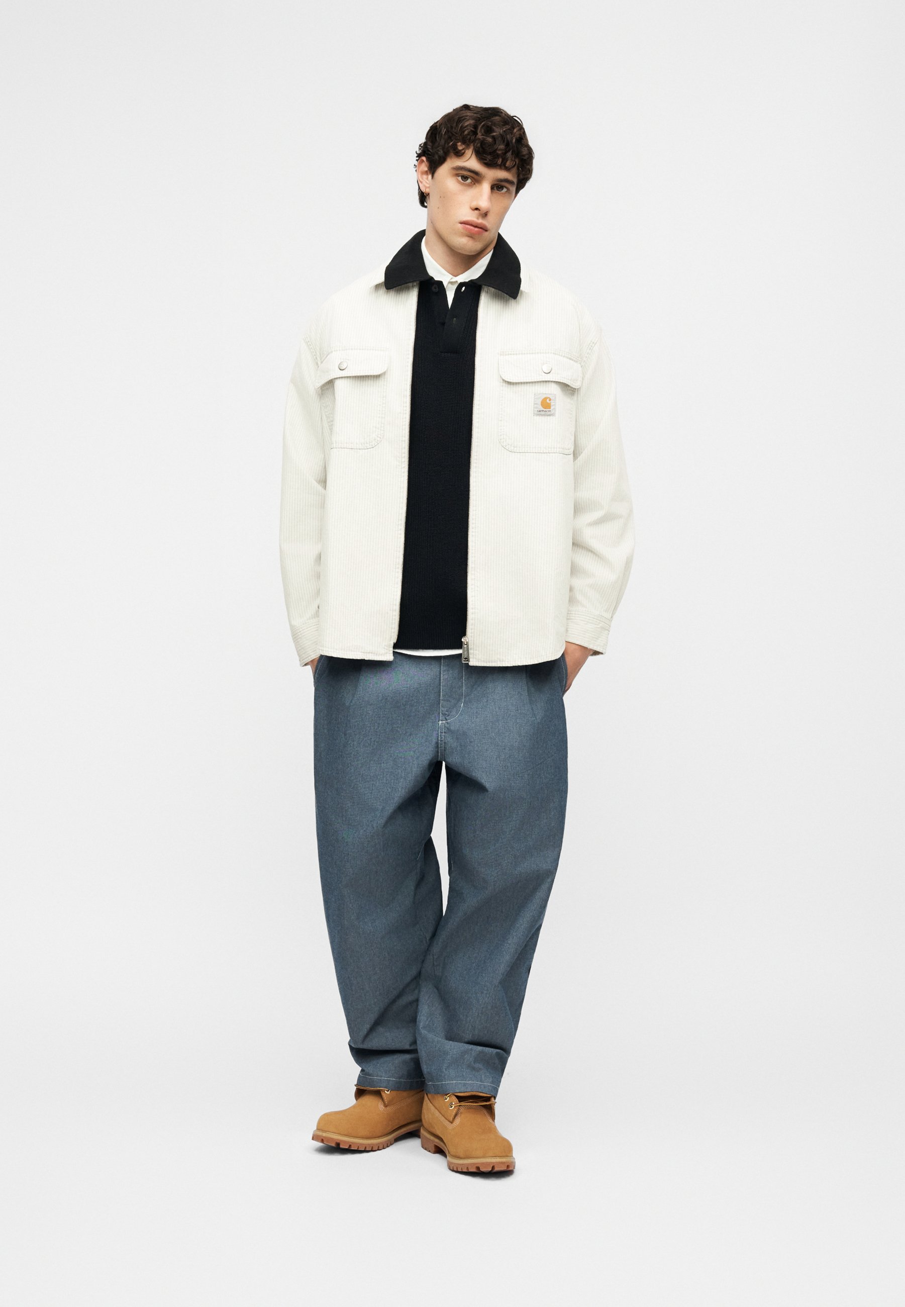 Carhartt WIP MERCER SHIRT JAC MERCER HICKORY - Summer jacket