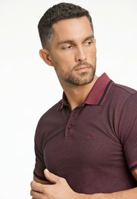 Lindbergh Poloshirt - dk red mix