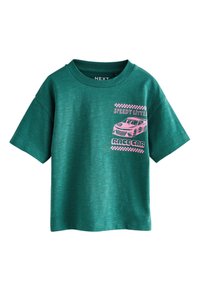 Niewybrane, green pink race car
