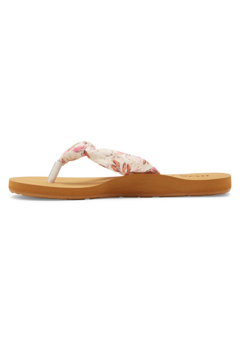 Roxy PAIA V - Varvassandaalit - white crazy pink print
