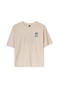 Kaotiko COSMOS UNISEX - Print T-shirt - stone