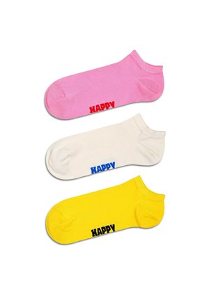 Happy Socks UNISEX 3ER PACK - Čarape - pink weiß gelb