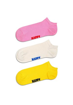 UNISEX 3ER PACK - Socken - pink weiß gelb