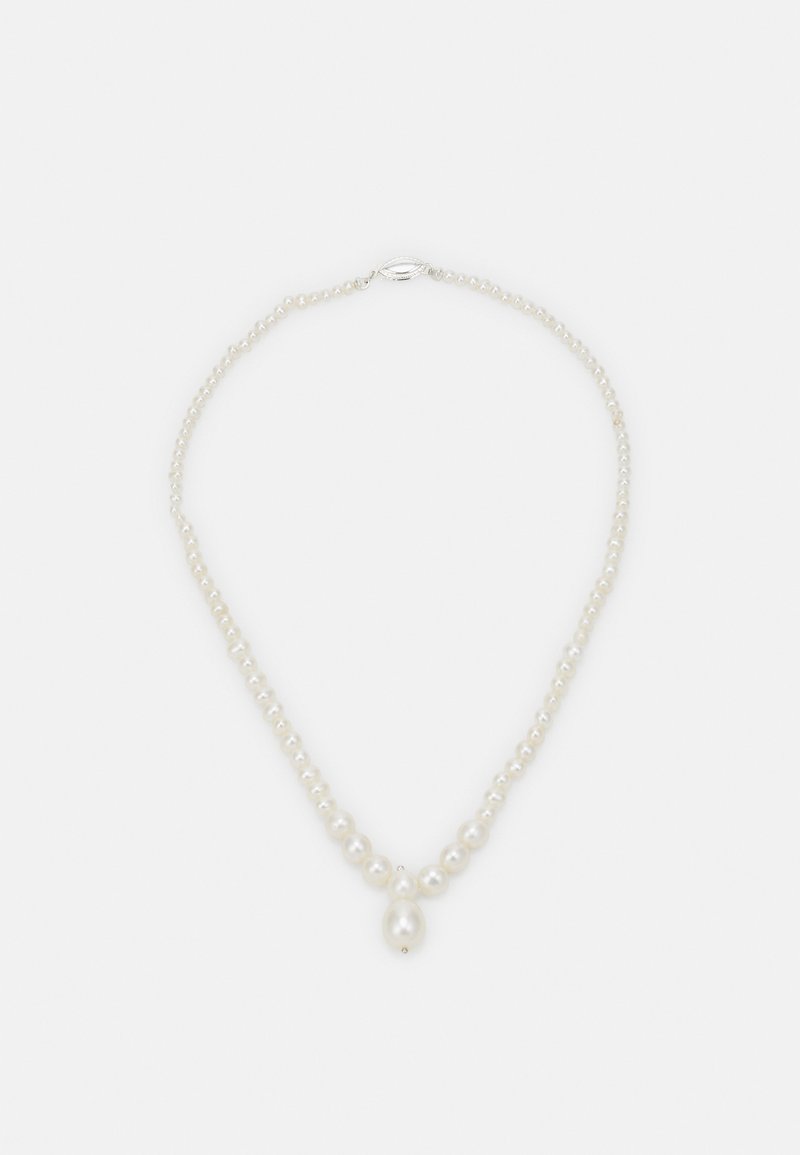 Loren Stewart PIERCED PEARL COLLAR STERLING SILVER - Kaulakoru - white