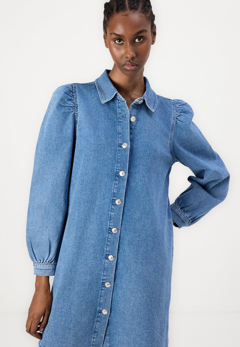 ONLY ONLALMA Denim dress medium blue denim/blue denim