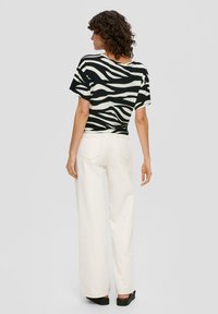 s.Oliver T-shirt print - schwarz