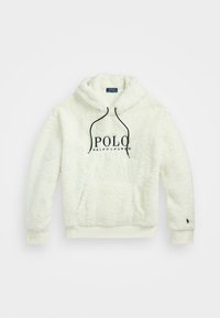 LOGO PILE FLEECE HOODIE - Polárpulóver - nevis