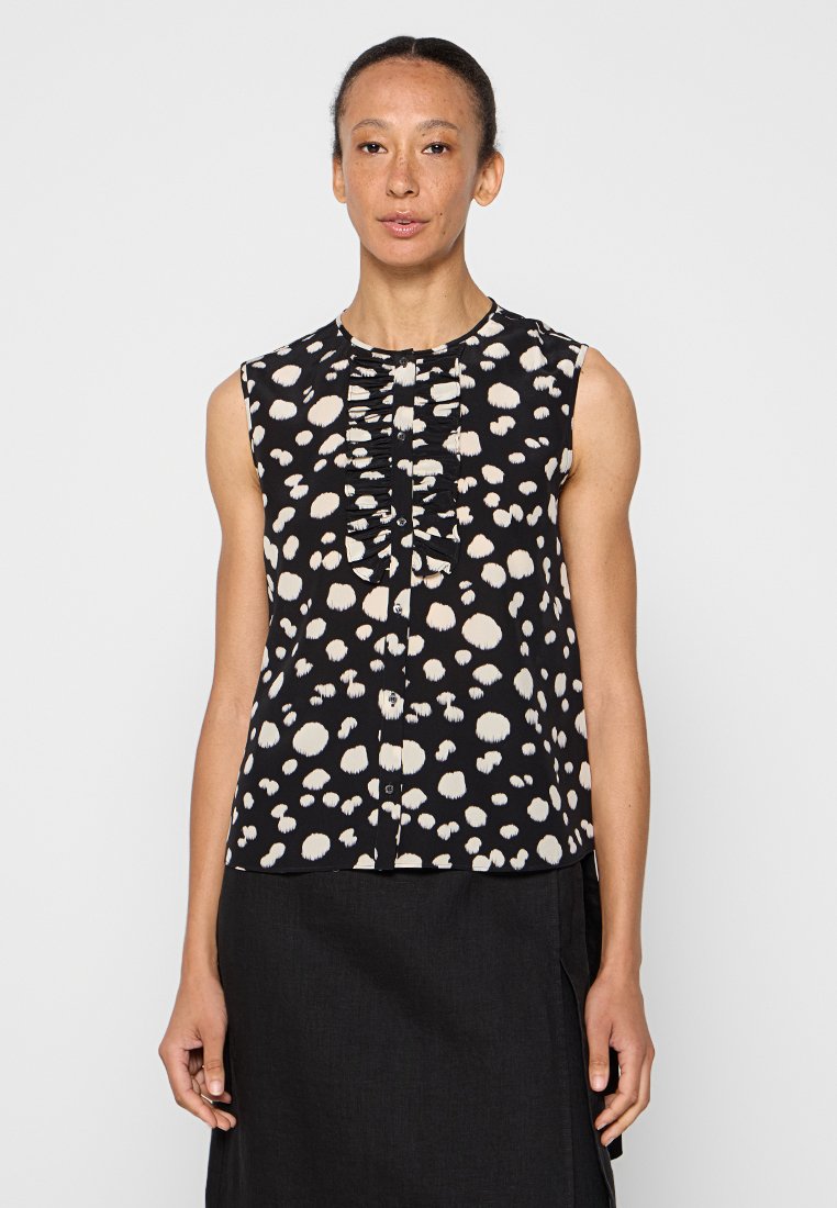 ASPESI Blouse zwart ASPESI Blouse zwart