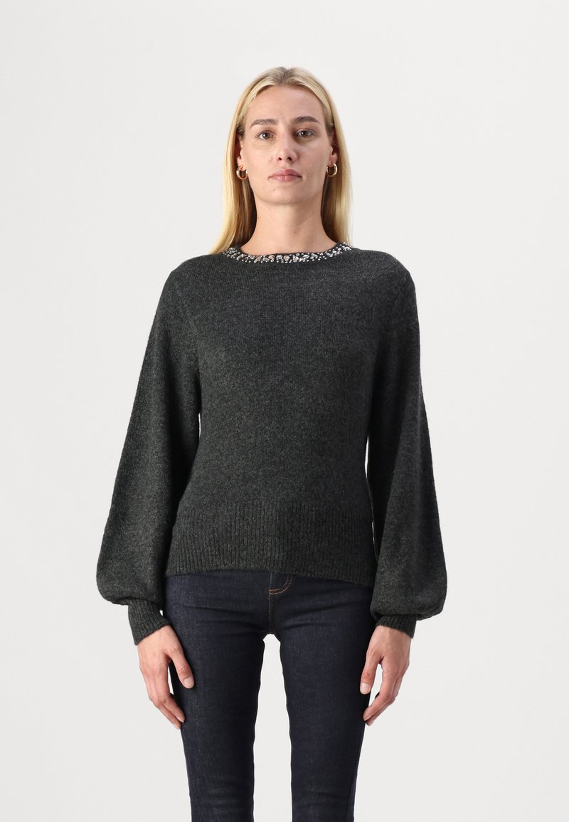 ONLY Tall ONLELSA - Strickpullover - dark grey