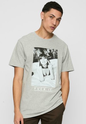 T-Shirt print - heather grey