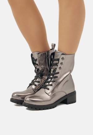 Botines con plataforma - gris
