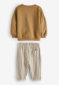 Next SET  - Pulóver - ecru cream brown