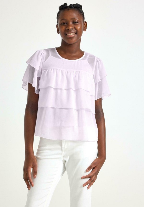 WITH FLOUNCES - Bluse - light lilac