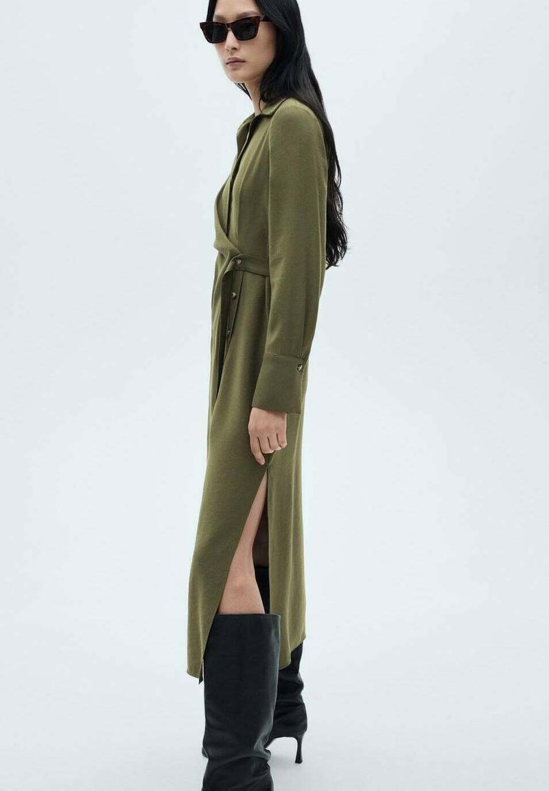 Mango Shirt dress - green - Zalando.ie Mango Shirt dress - green - Zalando.ie