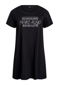 Zizzi Noćna košulja - black more hugs