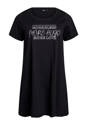 Zizzi Noćna košulja - black more hugs