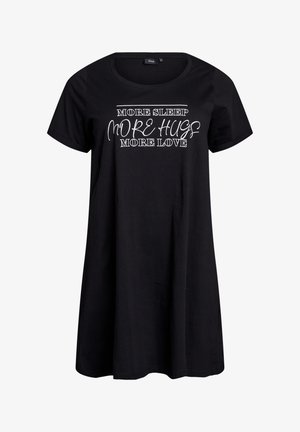 Zizzi Naktiniai marškinėliai - black more hugs