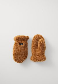 UGG FLUFF MITTEN UNISEX - Palčiaky - chestnut