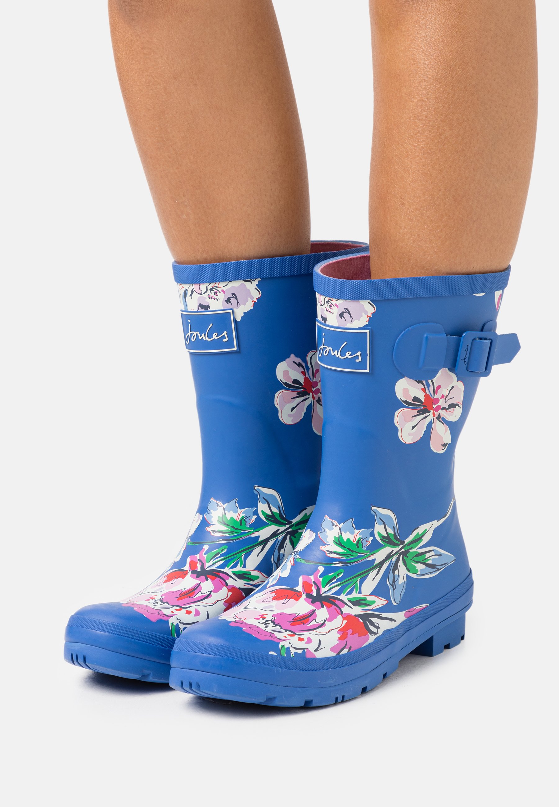 Tom Joule WELLY - Botas de agua - blue/multicolor/azul claro - Zalando.es