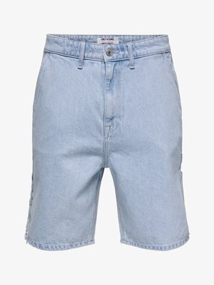 Only & Sons, Denim ONSEDGE Mid waist Straight Fit - Jeans Shorts - light blue denim